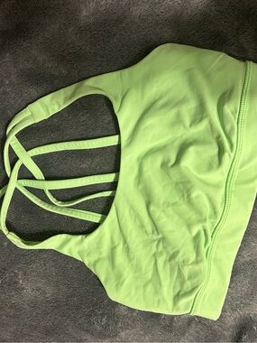 Lululemon Women's Strappy Sports Bralette - Lime Green XXS